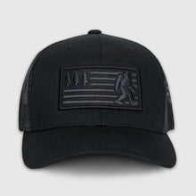 Load image into Gallery viewer, Bigfoot American Flag Trucker Hat (3 Color Choices)