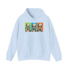 Load image into Gallery viewer, Alien Hear See Speak No Evil Hoodie