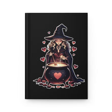 Load image into Gallery viewer, Witchy Love Potion Black Hardcover Journal