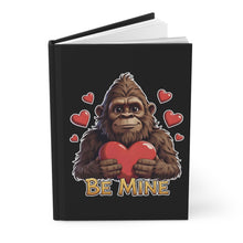 Load image into Gallery viewer, Bigfoot "Be Mine" Black Hardcover Journal