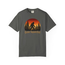 Load image into Gallery viewer, Gone Squatchin' T-Shirt — Retro Bigfoot Hunting Tee