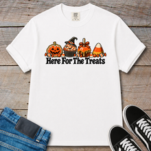 Load image into Gallery viewer, Here For The Treats T-Shirt