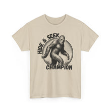 Load image into Gallery viewer, Unisex Hide & Seek Bigfoot Heavy Cotton Tee