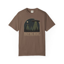 Load image into Gallery viewer, They’re Here UFO Space Invasion Tee