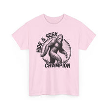 Load image into Gallery viewer, Unisex Hide & Seek Bigfoot Heavy Cotton Tee