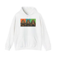 Load image into Gallery viewer, Bigfoot See Hear Speak No Evil Hoodie