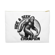 Load image into Gallery viewer, White Hide & Seek Bigfoot Accessory Pouch