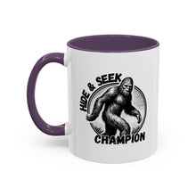 Load image into Gallery viewer, Hide & Seek Bigfoot Accent Coffee Mug (11, 15oz)