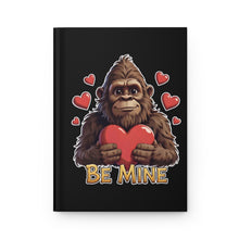 Load image into Gallery viewer, Bigfoot "Be Mine" Black Hardcover Journal