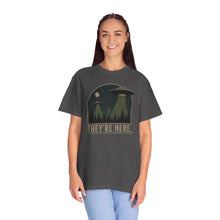 Load image into Gallery viewer, They’re Here UFO Space Invasion Tee
