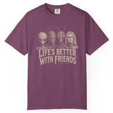 Load image into Gallery viewer, Life's Better With Friends Alien T-Shirt
