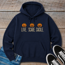 Load image into Gallery viewer, Live Scare Cackle Hoodie