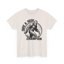 Load image into Gallery viewer, Unisex Hide & Seek Bigfoot Heavy Cotton Tee