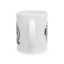 Load image into Gallery viewer, White Hide & Seek Bigfoot Ceramic Mug (11oz, 15oz)
