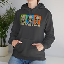Load image into Gallery viewer, Alien Hear See Speak No Evil Hoodie