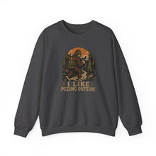 Load image into Gallery viewer, I Like Peeing Outside Crewneck Sweatshirt