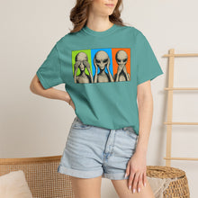 Load image into Gallery viewer, Alien See Hear Speak No Evil T-Shirt