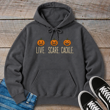 Load image into Gallery viewer, Live Scare Cackle Hoodie