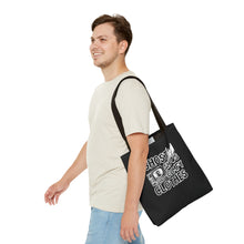 Load image into Gallery viewer, Black Ghosts Shows & Comfy Clothes Tote Bag