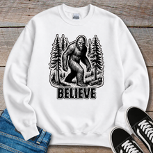 Load image into Gallery viewer, Believe Bigfoot Sweatshirt
