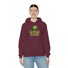 Load image into Gallery viewer, No Probe Zone Alien Hoodie