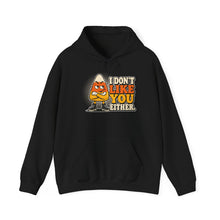 Load image into Gallery viewer, I Don't Like You Either Candy Corn Hoodie
