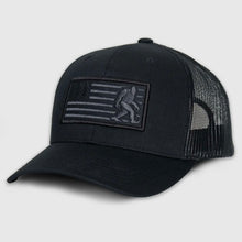 Load image into Gallery viewer, Bigfoot American Flag Trucker Hat (3 Color Choices)