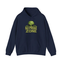 Load image into Gallery viewer, No Probe Zone Alien Hoodie