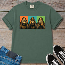 Load image into Gallery viewer, Bigfoot See No Evil T-Shirt