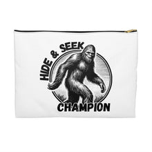 Load image into Gallery viewer, White Hide & Seek Bigfoot Accessory Pouch