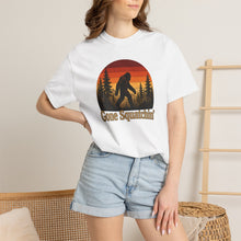 Load image into Gallery viewer, Gone Squatchin' T-Shirt — Retro Bigfoot Hunting Tee