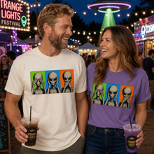 Load image into Gallery viewer, Alien See Hear Speak No Evil T-Shirt