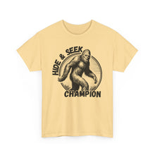 Load image into Gallery viewer, Unisex Hide & Seek Bigfoot Heavy Cotton Tee