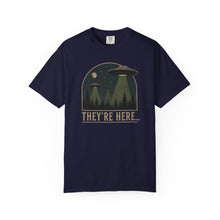 Load image into Gallery viewer, They’re Here UFO Space Invasion Tee