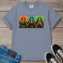 Load image into Gallery viewer, Bigfoot See No Evil T-Shirt