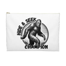 Load image into Gallery viewer, White Hide & Seek Bigfoot Accessory Pouch