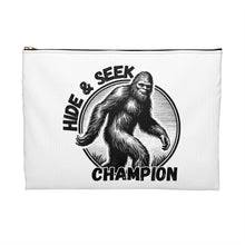 Load image into Gallery viewer, White Hide & Seek Bigfoot Accessory Pouch