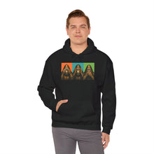 Load image into Gallery viewer, Bigfoot See Hear Speak No Evil Hoodie