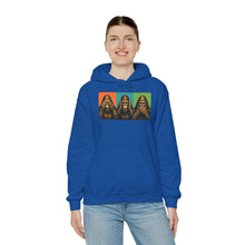 Load image into Gallery viewer, Bigfoot See Hear Speak No Evil Hoodie