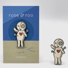 Load image into Gallery viewer, Voodoo Doll Enamel Pin