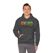 Load image into Gallery viewer, Bigfoot See Hear Speak No Evil Hoodie