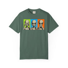 Load image into Gallery viewer, Alien See Hear Speak No Evil T-Shirt