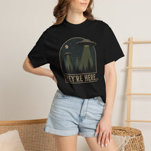 Load image into Gallery viewer, They’re Here UFO Space Invasion Tee