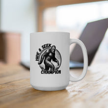Load image into Gallery viewer, White Hide & Seek Bigfoot Ceramic Mug (11oz, 15oz)
