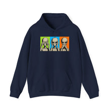 Load image into Gallery viewer, Alien Hear See Speak No Evil Hoodie
