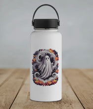 Load image into Gallery viewer, Whimsical Ghost in Leaves Sticker