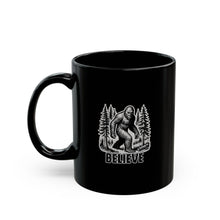 Load image into Gallery viewer, Black Bigfoot Believe Mug (11oz, 15oz)
