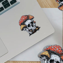 Load image into Gallery viewer, Mushroom Skull Sticker