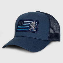 Load image into Gallery viewer, Bigfoot American Flag Trucker Hat (3 Color Choices)