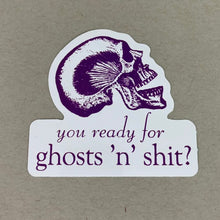 Load image into Gallery viewer, Are You Ready For Ghosts ‘n’ Shit Sticker